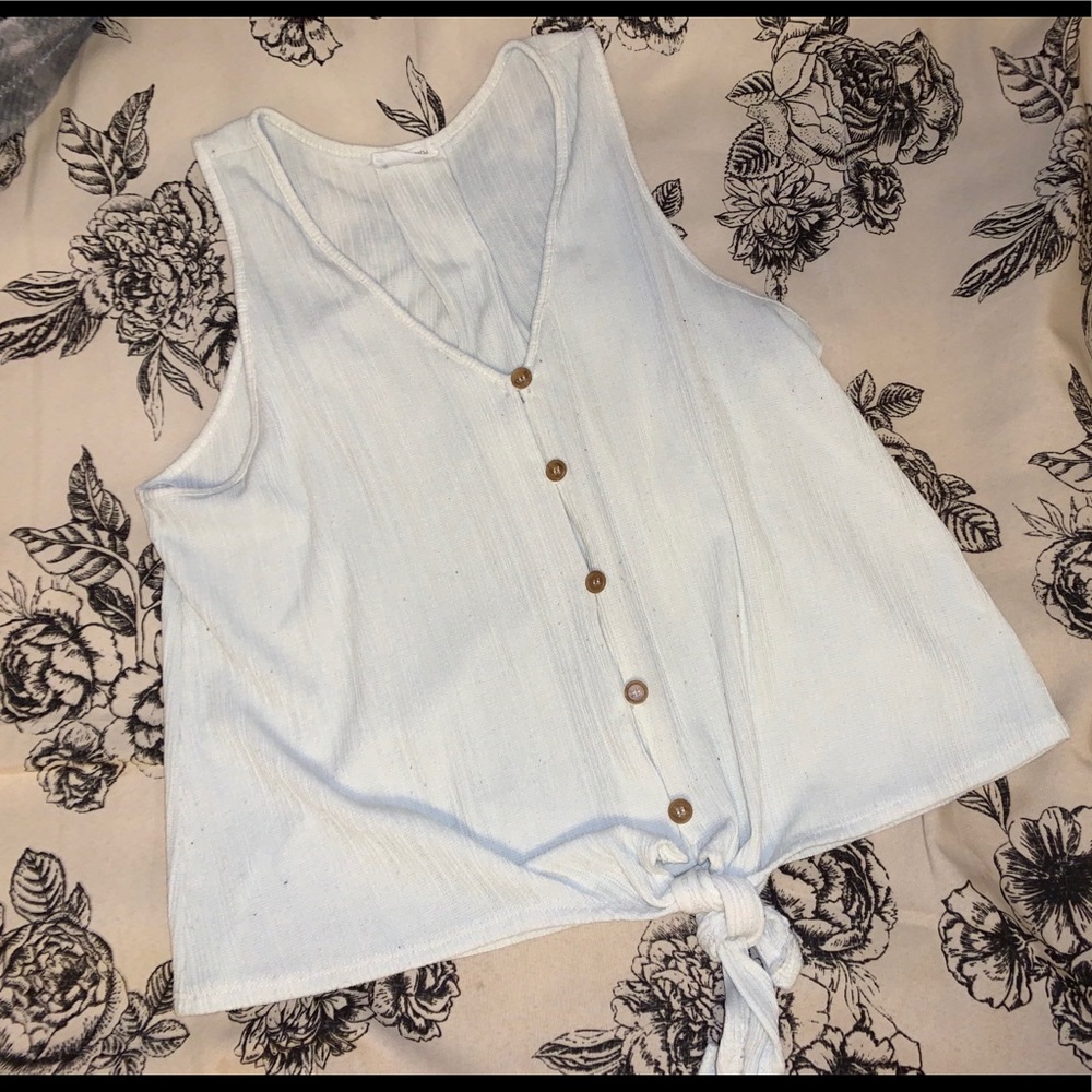 Tie tank top